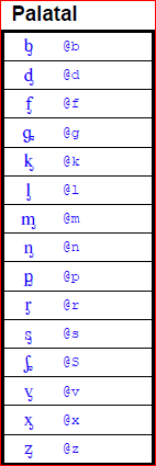 Palatal