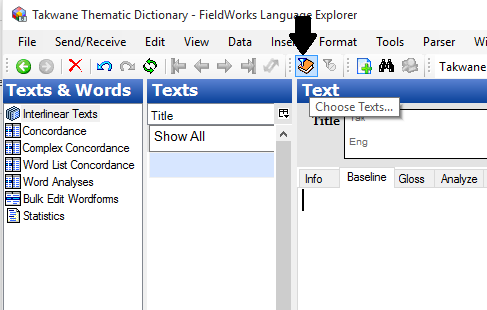 screen shots needed for ParaTExt-FLEx integration Tutorial