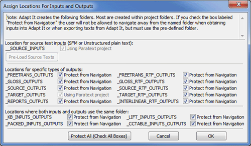 Assign Locations For Inputs Outputs All Checked