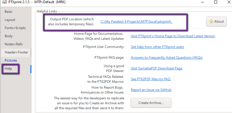 PTXprint Basic Tutorial | LingTranSoft Wiki