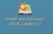 Double Click on this icon to start the Wasta Installation Process