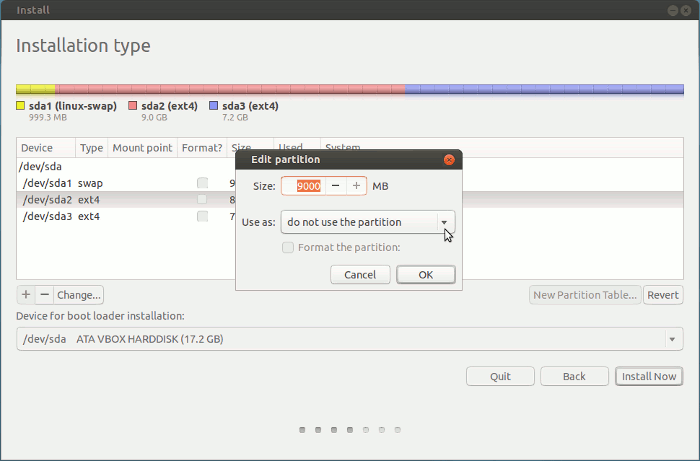 Re Install 08 Edit Partition Middle Initial